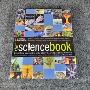National Geographic Science Book Illustrated Visual Reference Paperback Guide